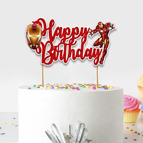 Seyal® Iron-man Happy Birthday Kuchendekoration von Seyal