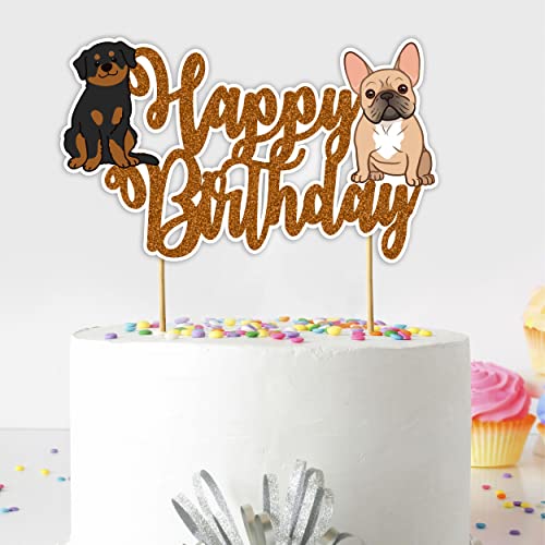 Seyal® Kuchendekoration mit Hundemotiv "Happy Birthday" von Seyal