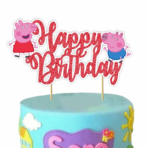 Seyal® Pepa Pig Happy Birthday Cake Topper von Seyal
