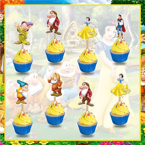Seyal® Snow White and the Seven Dwafs Cupcake-Topper von Seyal