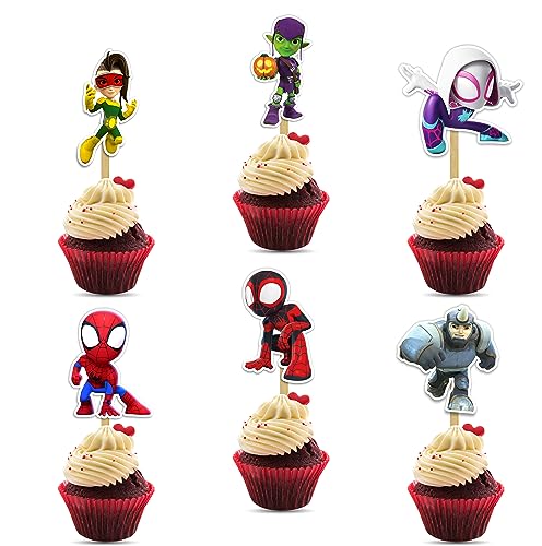 Seyal® Spide and His Amazing Friends Cupcake-Topper von Seyal