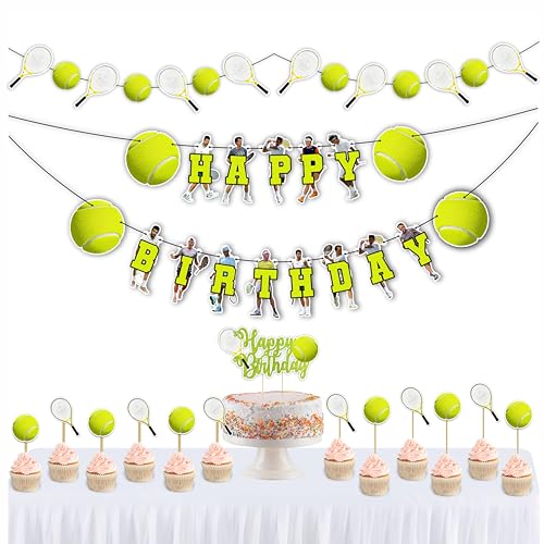 Seyal® Tennis-Themen-Geburtstagsparty-Zubehör von Seyal