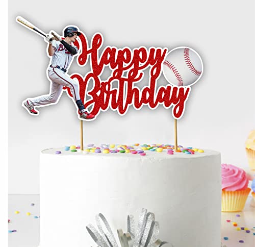 Seyal® Tortenaufsatz mit Baseball-Motiv "Happy Birthday" von Seyal