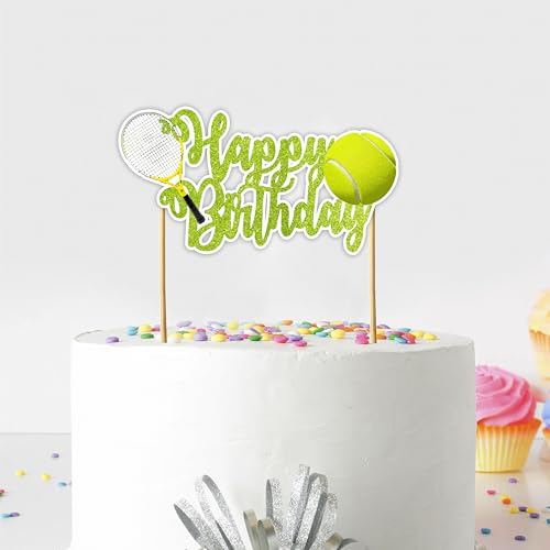Seyal® Tortenaufsatz mit Tennismotiv "Happy Birthday" von Seyal