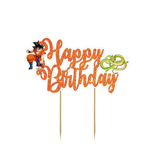 Son Gooku Happy Birthday Cake Topper - Geburtstagsdekorationen Son Gooku Happy Birthday Cake Topper - Geburtstagsdekorationen von Seyal