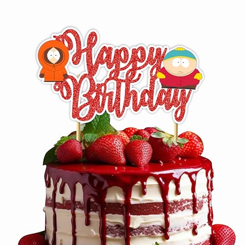South Paark Happy Birthday Cake Topper - Geburtstagsdekorationen South Paark Happy Birthday Cake Topper - Geburtstagsdekorationen von Seyal