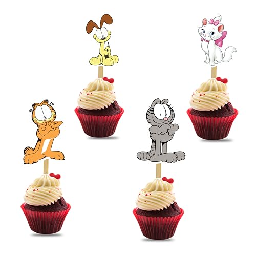 The Gaarfield Cupcake Topper - Geburtstagsdekorationen The Gaarfield Cupcake Topper - Geburtstagsdekorationen von Seyal