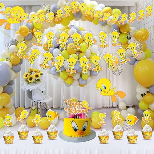 Twety Theme Birthday Party Supplies - Geburtstagsdekorationen Twety Theme Birthday Party Supplies - Geburtstagsdekorationen von Seyal