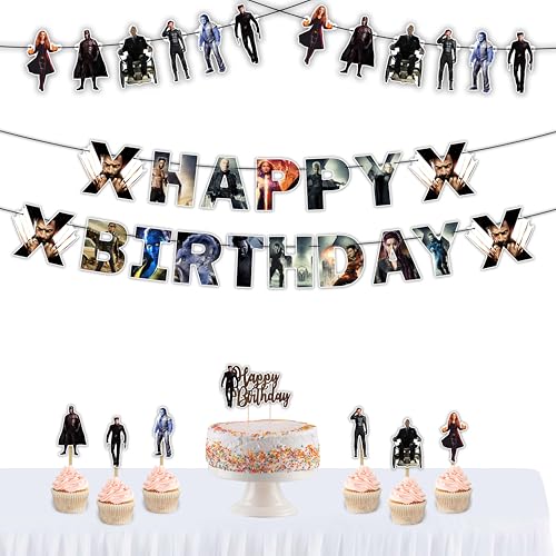 X-Mn Theme Birthday Party Supplies - Geburtstagsdekorationen von Seyal