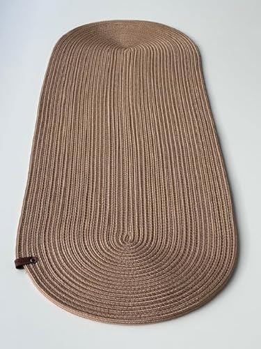 Hochwertige Seyila Tischdecke/Runner aus Jute und Baumwollseil geflochten, Tischset, Untersetzer, waschbar, rutschfest, für Küche, Esstisch oder als Home Dekoration, Läufer,Mitteldecke (Jute Natur) Hochwertige Seyila Tischdecke/Runner aus Jute und Baumwollseil geflochten, Tischset, Untersetzer, waschbar, rutschfest, für Küche, Esstisch oder als Home Dekoration, Läufer,Mitteldecke (Jute Natur) von Seyila Home