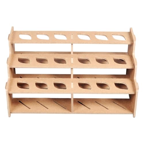 Seyrnicay Farbtuben-Organizer – Holzkunst-Röhrenpinsel-Behälter mit 3 Ebenen, für bis zu 18 Flaschen, Mal-Organizer und Aufbewahrung für Künstler, Kunstliebhaber Seyrnicay Farbtuben-Organizer – Holzkunst-Röhrenpinsel-Behälter mit 3 Ebenen, für bis zu 18 Flaschen, Mal-Organizer und Aufbewahrung für Künstler, Kunstliebhaber von Seyrnicay