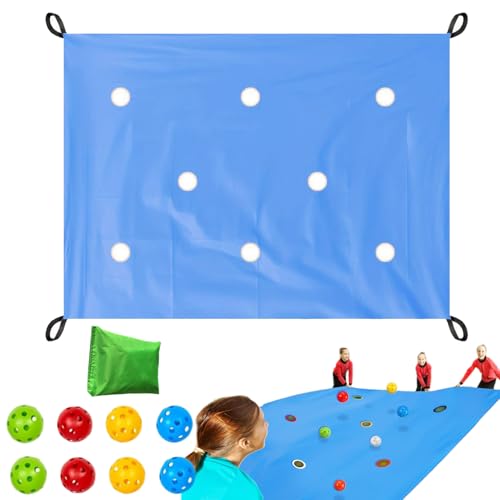 Seyrnicay Hole Tarp Teamwork-Gruppenspiel, Teamaktivitäten, Bau-Spiele-Set, unterstützt 8–20 Teilnehmer, emotionale Verbindungen, Gruppenspiel, Aktivitäten-Set für Heimparty Seyrnicay Hole Tarp Teamwork-Gruppenspiel, Teamaktivitäten, Bau-Spiele-Set, unterstützt 8–20 Teilnehmer, emotionale Verbindungen, Gruppenspiel, Aktivitäten-Set für Heimparty von Seyrnicay