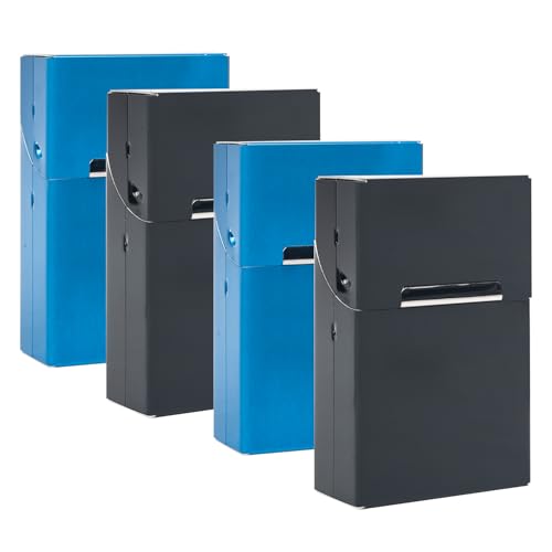 4 Stück zigaretten schachteln,zigarettenbox metall mit magnetverschluss,zigaretten box aluminium,zigarettenetui damen mann,zigarettenbox für 20 zigaretten,zigarettenschachtel,zigarettenetuis von Sgehai