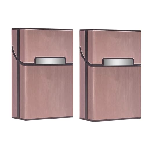 2 Stück zigaretten schachteln,zigarettenbox metall mit Magnetverschluss,zigaretten box Aluminium,zigarettendose,zigarettenschachtel box,Für zigarettenetui 20 zigaretten,zigarettenetui damen Mann von Sgehai