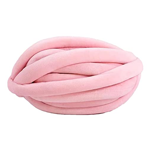Dickes Baumwollgarn zum Stricken, 250 g, superweiches Riesengarn aus Baumwolle, große Wolle, Handstrick, waschbar, Velours, für Haustierbett, dickes Garn für Kissen Dickes Baumwollgarn zum Stricken, 250 g, superweiches Riesengarn aus Baumwolle, große Wolle, Handstrick, waschbar, Velours, für Haustierbett, dickes Garn für Kissen von Sghtil