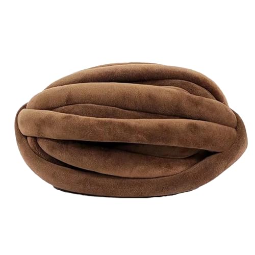 Dickes Baumwollgarn zum Stricken, 250 g, superweiches Riesengarn aus Baumwolle, große Wolle, Handstrick, waschbar, Velours, für Haustierbett, dickes Garn für Kissen Dickes Baumwollgarn zum Stricken, 250 g, superweiches Riesengarn aus Baumwolle, große Wolle, Handstrick, waschbar, Velours, für Haustierbett, dickes Garn für Kissen von Sghtil