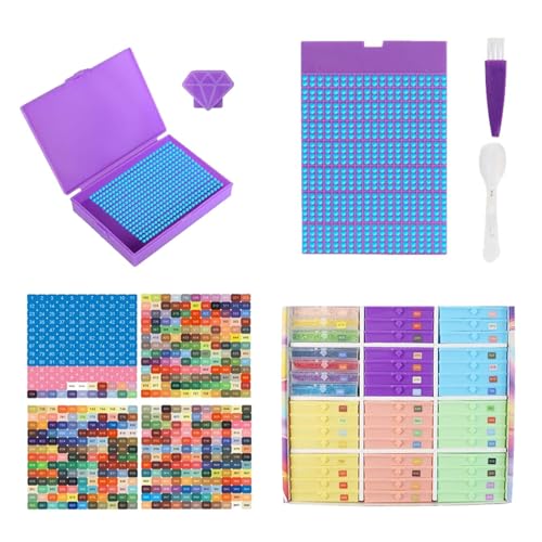 Sghtil Aufbewahrungsboxen für Diamantmalerei, Tabletts für Kunst, kreativ, Strass und Aufbewahrung von Bildern – Organizer Zubehör Zubehör Freizeit Halter für Erwachsene Sghtil Aufbewahrungsboxen für Diamantmalerei, Tabletts für Kunst, kreativ, Strass und Aufbewahrung von Bildern – Organizer Zubehör Zubehör Freizeit Halter für Erwachsene von Sghtil