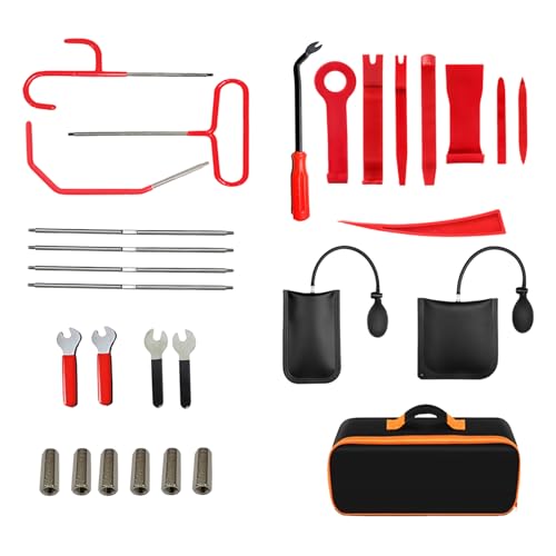 Sghtil Auto Tür Reparaturwerkzeug, Tragbares Auto Werkzeug Set | Auto Werkzeug Set aus Edelstahl | Zughaken | J-Haken | Profi Kit, Werkzeuge, Sghtil Auto Tür Reparaturwerkzeug, Tragbares Auto Werkzeug Set | Auto Werkzeug Set aus Edelstahl | Zughaken | J-Haken | Profi Kit, Werkzeuge, von Sghtil