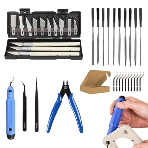 Sghtil Druckwerkzeug-Set, Druckset, multifunktionales Druckschleifset, tragbares Drucker-Werkzeug mit Pinzette, Entgratwerkzeug und Zange für die Sghtil Druckwerkzeug-Set, Druckset, multifunktionales Druckschleifset, tragbares Drucker-Werkzeug mit Pinzette, Entgratwerkzeug und Zange für die von Sghtil