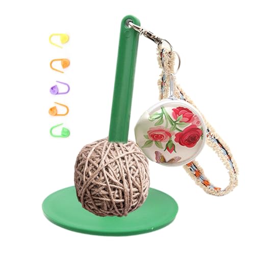 Sghtil Fadenträger, Fadenträger für Haken – Spinner, tragbar, Haken, Aufbewahrung von Strickzubehör, Organizer für Haken Sghtil Fadenträger, Fadenträger für Haken – Spinner, tragbar, Haken, Aufbewahrung von Strickzubehör, Organizer für Haken von Sghtil