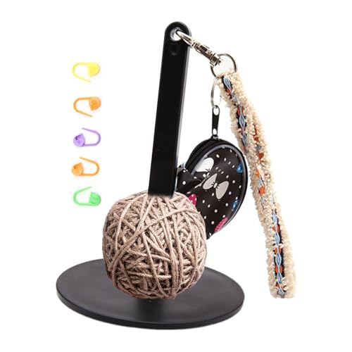 Sghtil Fadenträger für Häkelnadeln, tragbarer Fadenträger | Drahtballonhalter | Tragbares Armband mit Haken zur Aufbewahrung von Strickbedarf, Organizer für Haken Sghtil Fadenträger für Häkelnadeln, tragbarer Fadenträger | Drahtballonhalter | Tragbares Armband mit Haken zur Aufbewahrung von Strickbedarf, Organizer für Haken von Sghtil