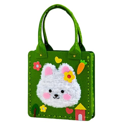 Sghtil Filz-Set – buntes Set für Tiere zum Nähen | Leichte Einkaufstasche, wiederverwendbar, für Haus, Schule, Reise Sghtil Filz-Set – buntes Set für Tiere zum Nähen | Leichte Einkaufstasche, wiederverwendbar, für Haus, Schule, Reise von Sghtil