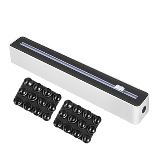 Sghtil Folienspender mit Schneider, Aufbewahrung für Aluminiumpapier und Küchenrollen – robust, platzsparender Organizer für Wachspapier und Kühlschrank mit System Sghtil Folienspender mit Schneider, Aufbewahrung für Aluminiumpapier und Küchenrollen – robust, platzsparender Organizer für Wachspapier und Kühlschrank mit System von Sghtil