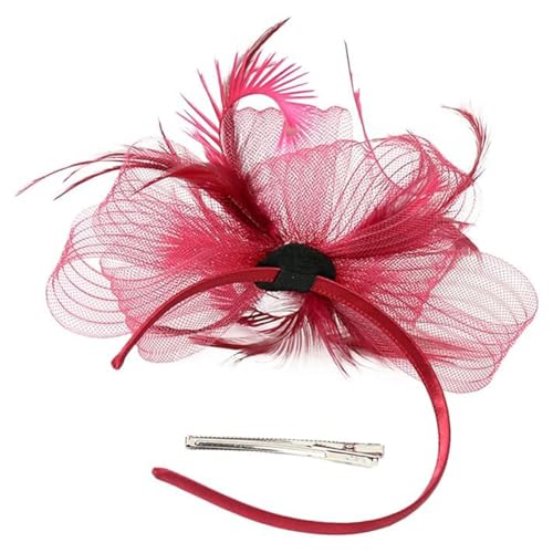Sghtil Haarband, Hut, Retro, Haar-Accessoires, Hut aus Netzstoff, für Damen und Mädchen, Alltag, Festival, Kostüm, Hochzeiten im Freien und Tee Sghtil Haarband, Hut, Retro, Haar-Accessoires, Hut aus Netzstoff, für Damen und Mädchen, Alltag, Festival, Kostüm, Hochzeiten im Freien und Tee von Sghtil