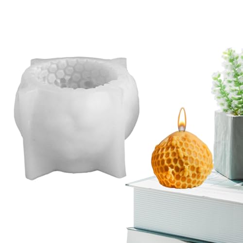 Sghtil Honigkammform Form, Bienenzylinder-Silikonform | 3D-Kerzenzylinder-Seifenform | Home Casting Dekoration Harz Tier Kunst für Fondant Sghtil Honigkammform Form, Bienenzylinder-Silikonform | 3D-Kerzenzylinder-Seifenform | Home Casting Dekoration Harz Tier Kunst für Fondant von Sghtil
