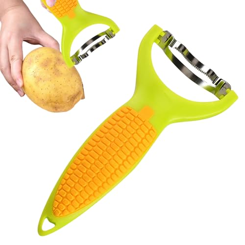 Sghtil Horn Stripper, Maisentferner | Edelstahl Gemüseschäler Schäler Werkzeug | Schäler Werkzeug zum Schälen, Netzwerken und Schneiden für Picknick, Camping, Sghtil Horn Stripper, Maisentferner | Edelstahl Gemüseschäler Schäler Werkzeug | Schäler Werkzeug zum Schälen, Netzwerken und Schneiden für Picknick, Camping, von Sghtil