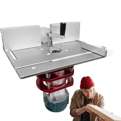 Sghtil Hubsystem für Frästisch, Router-Hebe-Systeme, tragbares Aluminium-Router-Hebe-Set, Holzbearbeitungswerkzeuge mit klarer Skala Sghtil Hubsystem für Frästisch, Router-Hebe-Systeme, tragbares Aluminium-Router-Hebe-Set, Holzbearbeitungswerkzeuge mit klarer Skala von Sghtil