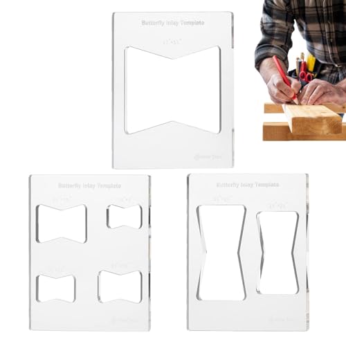 Sghtil INTALIO DEI TACI, Router Modelle für die Holzbearbeitung | 3x Holzbearbeitungsrouter Modell | Transparente Teile mit deutlich markierten Messungen, Zubehör für von Sghtil