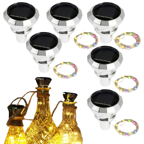 Sghtil Lichterketten für Flaschen – 6 x Lichter | Solarbeleuchtung für den Außenbereich, Dekoration für Garten, Allee, für Party, Hochzeit, Event Sghtil Lichterketten für Flaschen – 6 x Lichter | Solarbeleuchtung für den Außenbereich, Dekoration für Garten, Allee, für Party, Hochzeit, Event von Sghtil