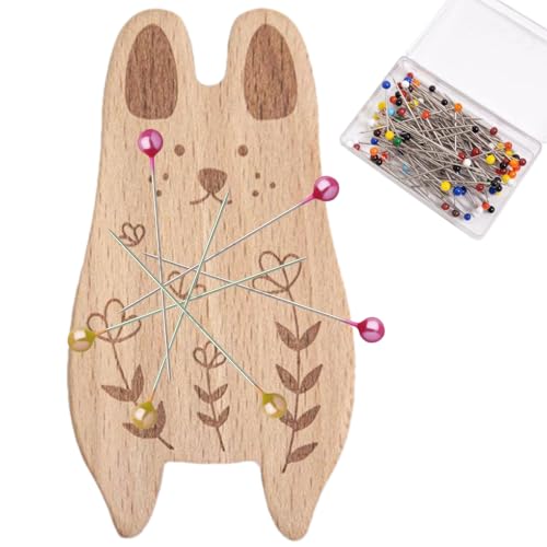 Sghtil Magnet zur Aufbewahrung von Nadeln | Nadelhalter aus Holz | mit hundert Nadeln Kissen vielseitig einsetzbar für Quilting Stickerei Sghtil Magnet zur Aufbewahrung von Nadeln | Nadelhalter aus Holz | mit hundert Nadeln Kissen vielseitig einsetzbar für Quilting Stickerei von Sghtil