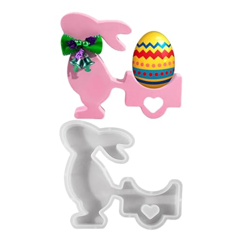 Sghtil Osterhasen Keksformen, Tierhasen Seifenform, handgefertigte Tierkaninchenform, antihaftbeschichtetes Festivaldekorationswerkzeug für Handwerk, Beton und Sghtil Osterhasen Keksformen, Tierhasen Seifenform, handgefertigte Tierkaninchenform, antihaftbeschichtetes Festivaldekorationswerkzeug für Handwerk, Beton und von Sghtil