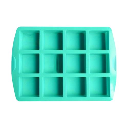 Sghtil Silikon-Schokoladenformen, Brownie Silikonform mit Trennwänden | 12 Gitter Seifenkerzenform | Antihaft-Gelee-Formen aus Silikon, selbstgemachte Formen Sghtil Silikon-Schokoladenformen, Brownie Silikonform mit Trennwänden | 12 Gitter Seifenkerzenform | Antihaft-Gelee-Formen aus Silikon, selbstgemachte Formen von Sghtil