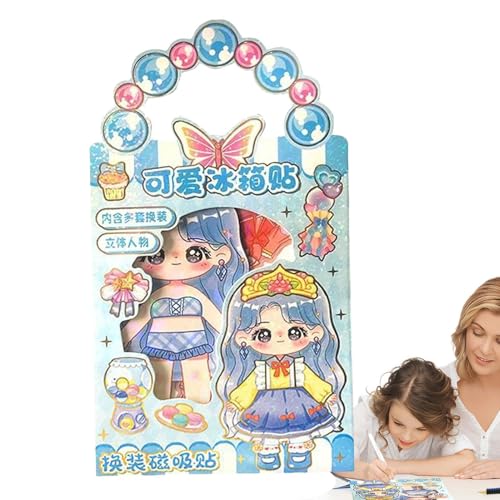 Sghtil Sticker-Anziehbücher, Stickerbuch-Set für Mädchen | Prinzessin Wiederverwendbare Anziehaufkleber, Mode-Aktivitätsbuch,Themen-Stickerbuch mit Mehreren Outfits, wasserfester Stickerblock für Sghtil Sticker-Anziehbücher, Stickerbuch-Set für Mädchen | Prinzessin Wiederverwendbare Anziehaufkleber, Mode-Aktivitätsbuch,Themen-Stickerbuch mit Mehreren Outfits, wasserfester Stickerblock für von Sghtil