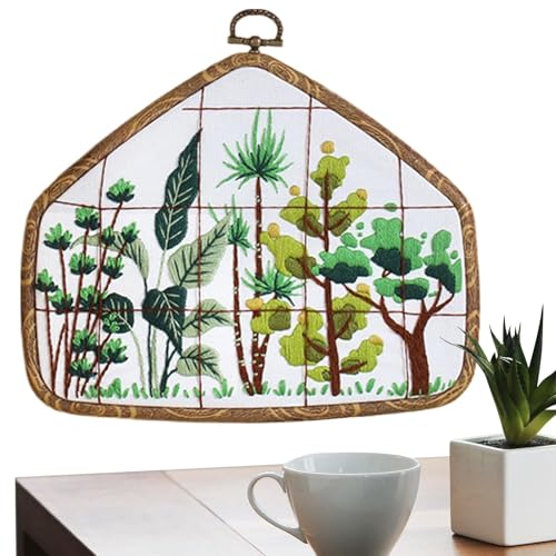 Sghtil Stickset für Erwachsene Anfänger, Sticksets für Erwachsene Anfänger | Landschaft außerhalb des Fensterhand-Sticksets | Ferienhaus Dekoration inkl Sghtil Stickset für Erwachsene Anfänger, Sticksets für Erwachsene Anfänger | Landschaft außerhalb des Fensterhand-Sticksets | Ferienhaus Dekoration inkl von Sghtil