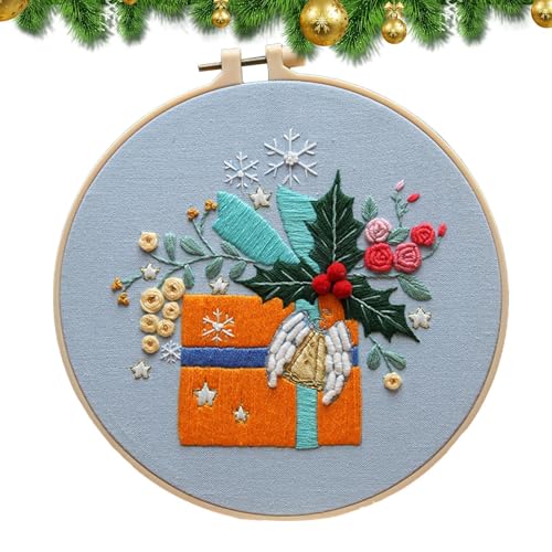 Sghtil Stickset für Weihnachten – Stickset mit Weihnachtsmann, Kreuzstich-Material für Anfänger und Erwachsene Sghtil Stickset für Weihnachten – Stickset mit Weihnachtsmann, Kreuzstich-Material für Anfänger und Erwachsene von Sghtil