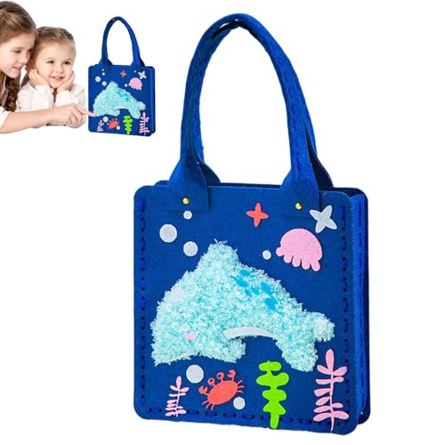 Sghtil Stricktasche, bestickt, bunt, für Tiere zum Nähen | Leichte Einkaufstasche, wiederverwendbar, für Haus, Schule, Reise Sghtil Stricktasche, bestickt, bunt, für Tiere zum Nähen | Leichte Einkaufstasche, wiederverwendbar, für Haus, Schule, Reise von Sghtil