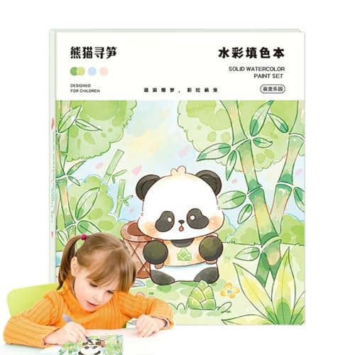 Sghtil Travel Book Watercolor, Wassermalbuch, Vorschule Malset – Erziehung Craft für Anfänger für Anfänger und Aquarellbuch für die Hand und Kunst Sghtil Travel Book Watercolor, Wassermalbuch, Vorschule Malset – Erziehung Craft für Anfänger für Anfänger und Aquarellbuch für die Hand und Kunst von Sghtil