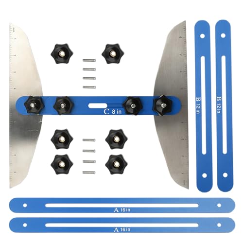 Sghtil Treppenlaufflächenwerkzeug für Treppen | Treppenmesswerkzeug | 11-60 Zoll verstellbares Multifunktionslineal | Hochpräzises Layout Gadgets Sghtil Treppenlaufflächenwerkzeug für Treppen | Treppenmesswerkzeug | 11-60 Zoll verstellbares Multifunktionslineal | Hochpräzises Layout Gadgets von Sghtil