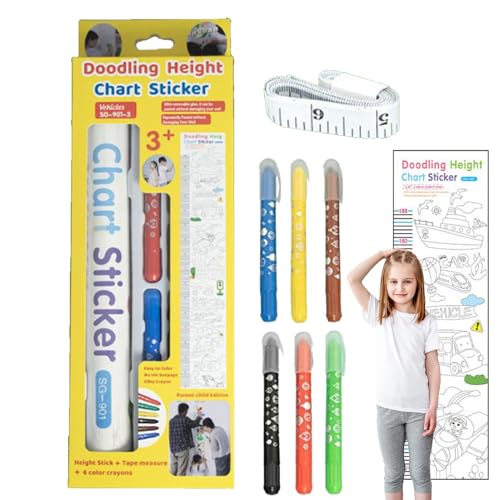 Sghtil Wachstumstabelle Für Kinder | Zum Bemalen Wandaufkleber Für Größenmessung,Kinderzimmer Spielzimmer Wandsticker Sghtil Wachstumstabelle Für Kinder | Zum Bemalen Wandaufkleber Für Größenmessung,Kinderzimmer Spielzimmer Wandsticker von Sghtil