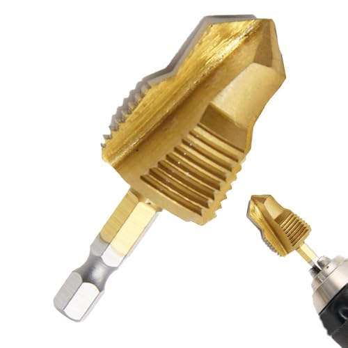 Sghtil Wasserschlauch-Bohrer-Bit, Reparaturbit für Wasserschlauch | 1/2 oder 3/4 Zoll Reparaturbohrer, wasserdicht, Sechskant-Bit, Bohrerweiterung des Wartungswerkzeugs Sghtil Wasserschlauch-Bohrer-Bit, Reparaturbit für Wasserschlauch | 1/2 oder 3/4 Zoll Reparaturbohrer, wasserdicht, Sechskant-Bit, Bohrerweiterung des Wartungswerkzeugs von Sghtil