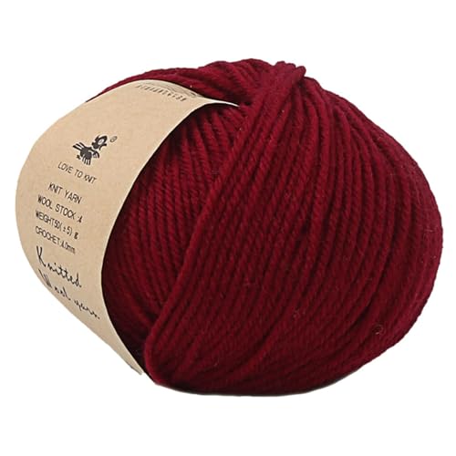 Sghtil Wollgarn, Häkelgarn - Warmes Garn für Strick- und Häkelprojekte | Wollgarn aus hautfreundlichem Strickgarn für Pullover, Hut, Schal, Spielzeug von Sghtil
