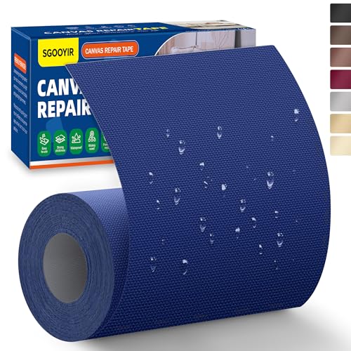 10x200cm Flicken Selbstklebend Stoff, Königsblau Selbstklebender Stoffkleber Textilkleber, Wasserdichtes Leinwand Stoff Selbstklebend Reparatur Patches für Zelte, Sofa, RV Markise, Stühle 10x200cm Flicken Selbstklebend Stoff, Königsblau Selbstklebender Stoffkleber Textilkleber, Wasserdichtes Leinwand Stoff Selbstklebend Reparatur Patches für Zelte, Sofa, RV Markise, Stühle von Sgooyir