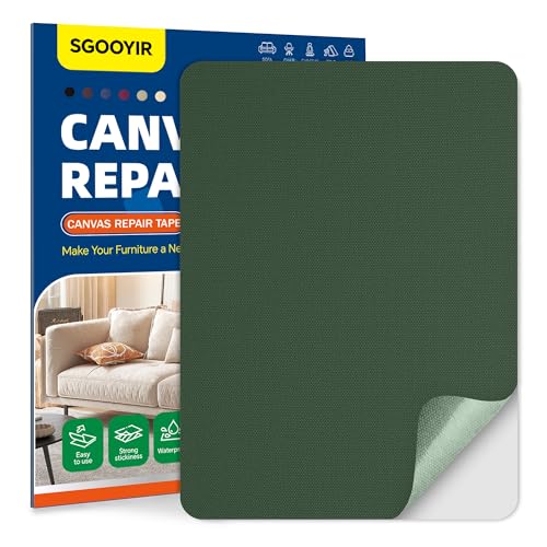 21x28cm Flicken Selbstklebend Stoff, Militärgrün Selbstklebender Stoffkleber Textilkleber, Wasserdichtes Leinwand Stoff Selbstklebend Reparatur Patches für Zelte, Sofa, RV Markise, Stühle 21x28cm Flicken Selbstklebend Stoff, Militärgrün Selbstklebender Stoffkleber Textilkleber, Wasserdichtes Leinwand Stoff Selbstklebend Reparatur Patches für Zelte, Sofa, RV Markise, Stühle von Sgooyir