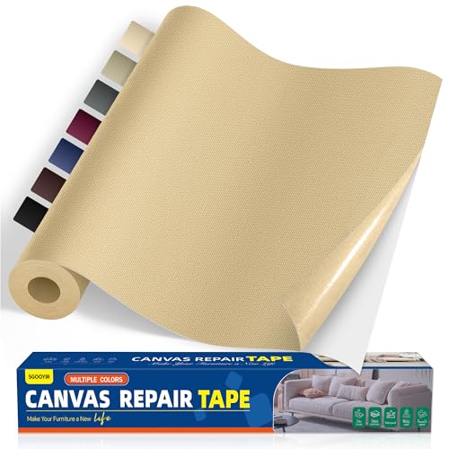 40x100cm Flicken Selbstklebend Stoff, Beige Selbstklebender Stoffkleber Textilkleber, Wasserdichtes Leinwand Stoff Selbstklebend Reparatur Patches für Zelte, Sofa, RV Markise, Stühle 40x100cm Flicken Selbstklebend Stoff, Beige Selbstklebender Stoffkleber Textilkleber, Wasserdichtes Leinwand Stoff Selbstklebend Reparatur Patches für Zelte, Sofa, RV Markise, Stühle von Sgooyir