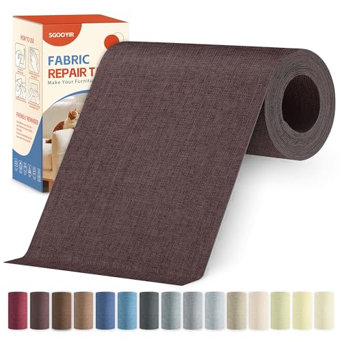 Flicken Selbstklebend Stoff Dunkelbraun, 10x200cm Stoffflicken Selbstklebend Reparaturflicken, Leinenstoff Patches Reparaturset für Möbel, Autositze, Kleidung, Polsterbezüge, Stühle, Sofas, Kissen Flicken Selbstklebend Stoff Dunkelbraun, 10x200cm Stoffflicken Selbstklebend Reparaturflicken, Leinenstoff Patches Reparaturset für Möbel, Autositze, Kleidung, Polsterbezüge, Stühle, Sofas, Kissen von Sgooyir