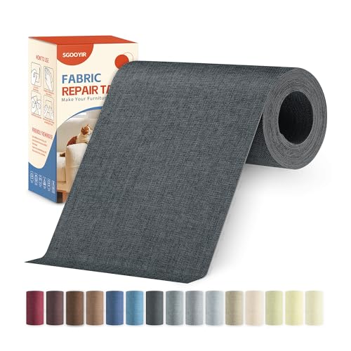 Flicken Selbstklebend Stoff Dunkleres Grau, 10x200cm Stoffflicken Selbstklebend Reparaturflicken, Leinenstoff Patches Reparaturset für Möbel, Autositze, Kleidung, Polsterbezüge, Stühle, Sofas, Kissen Flicken Selbstklebend Stoff Dunkleres Grau, 10x200cm Stoffflicken Selbstklebend Reparaturflicken, Leinenstoff Patches Reparaturset für Möbel, Autositze, Kleidung, Polsterbezüge, Stühle, Sofas, Kissen von Sgooyir